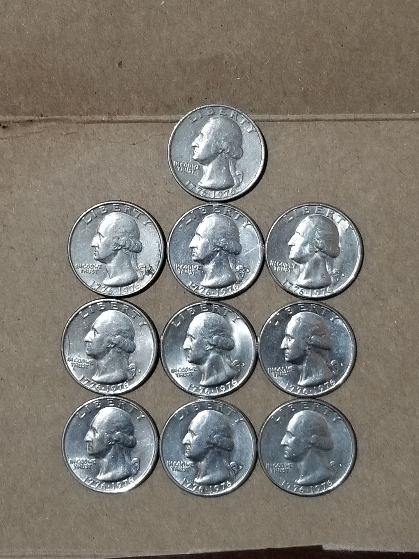 10 Monedas De Colección Con Doble Fecha