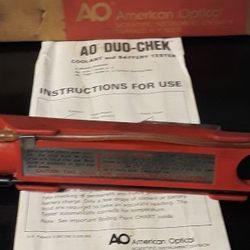 New Vintage AO Dual Check Coolant/battery Tester