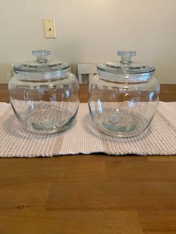 Large glass jars