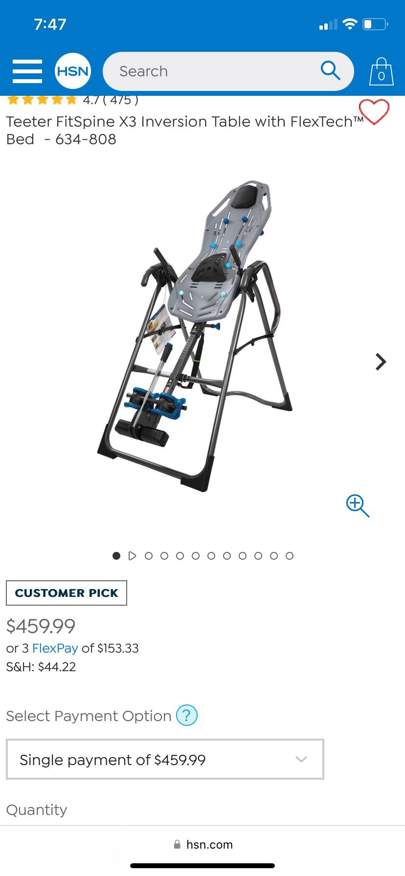 Teeter Inversion Table