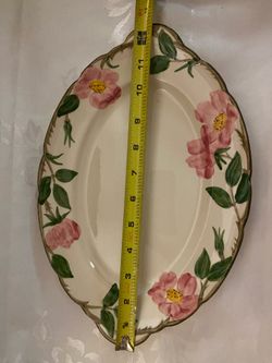 Vintage Franciscan desert rose serving tray