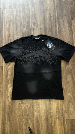 Hellstar Black On Black Rhinestones T-Shirt