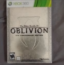 Elder Scrolls IV Oblivion 5th Anniversary Edition Bethesda - Xbox 360 M Manual