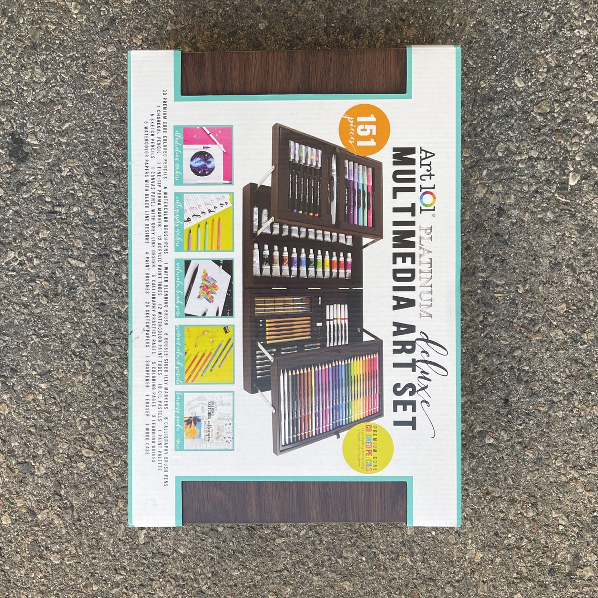 Art 101 - 151 Pieces - Platinum Deluxe Multimedia Art Set
