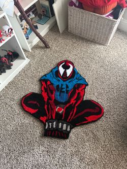 SPIDER-MAN HAND MADE RUG !