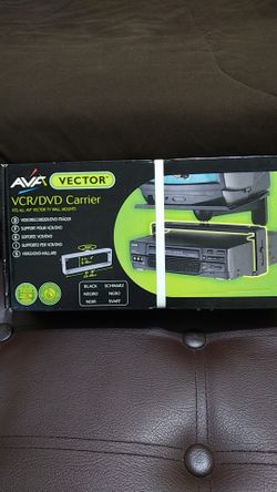 NEW AVF VECTOR VCR DVD PLAYER VIDEO GAME SYSTEM CARRIER MOUNT FOR TV WALL MOUNT LIFETIME WARRANTY BLACK COLOR