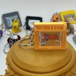 3D Printed Gameboy Zelda Links Awakening Cartridge Nintendo Gifts Decor Keychain