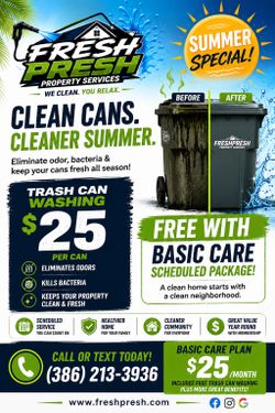 $25 trash can wash!