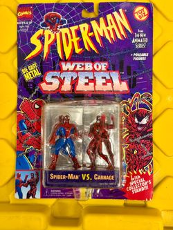 Spider-man web of steel toy