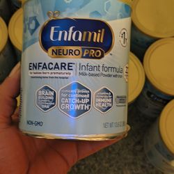11 Cans Of Enfamil Baby Formula 
