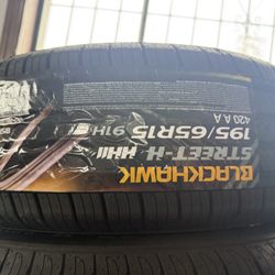 195/65/R15 BLACKHAWK NEW TIRE