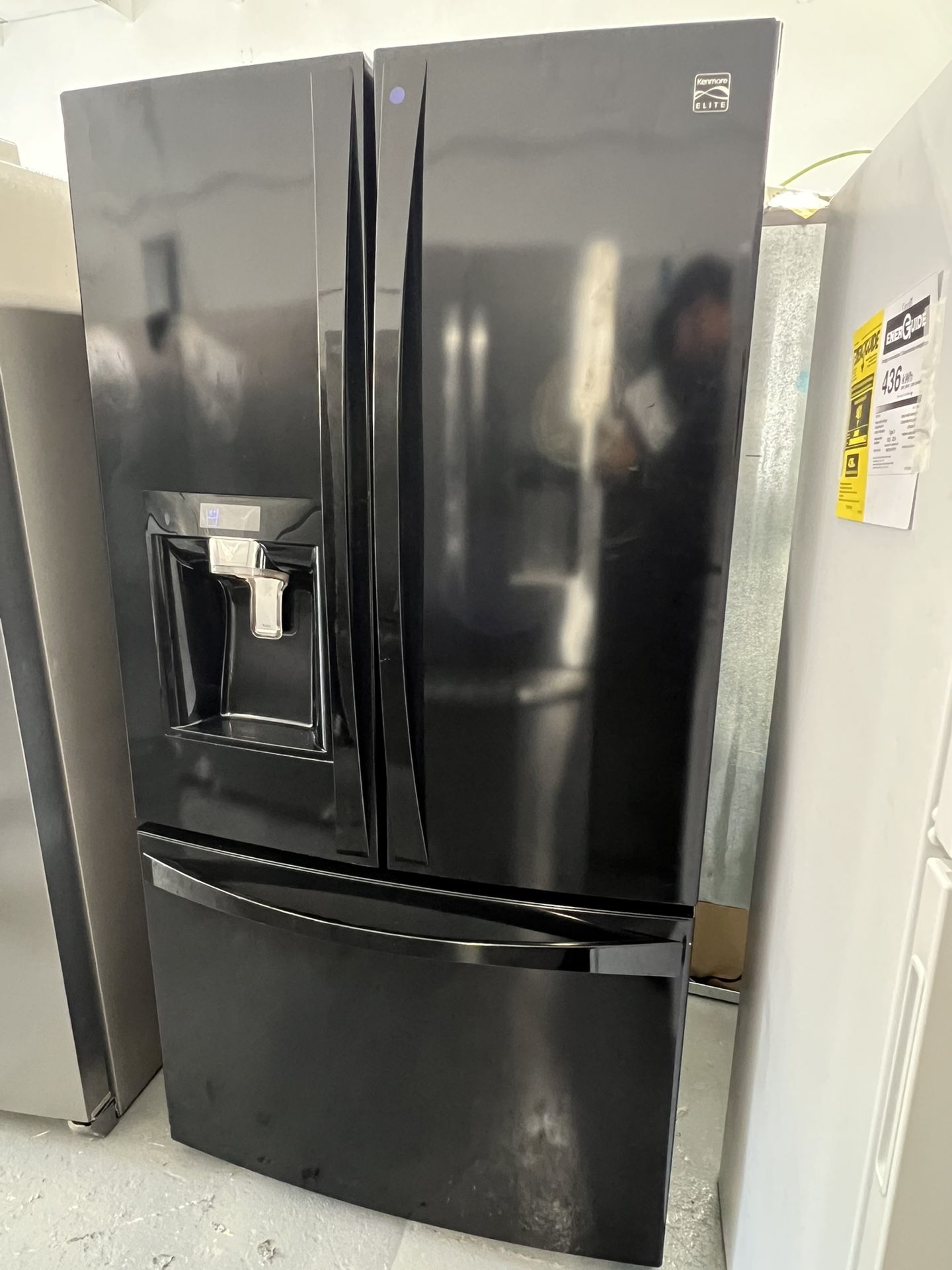 Kenmore French Door Black Like New