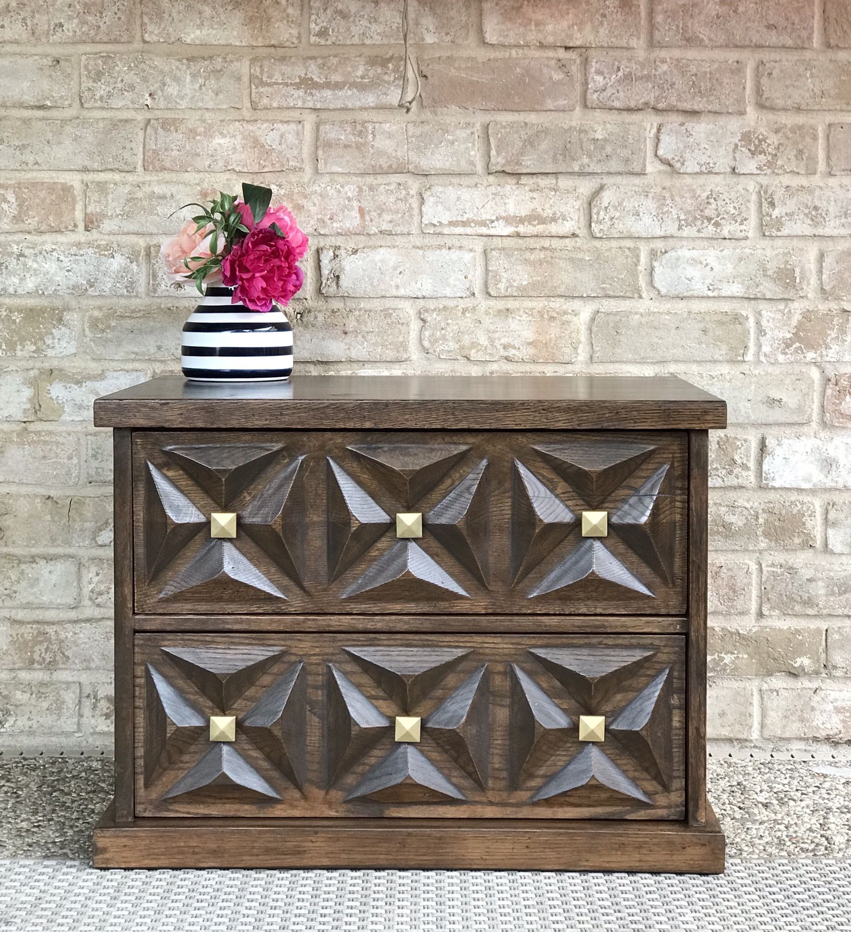 Vintage Connotation by Drexel 2-Drawer Chest or Nightstand or End Table