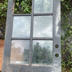 Solid Redwood Door (as Is)