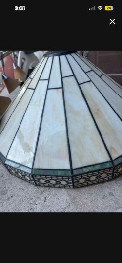 Tiffany Glass Lamp Shade 20”