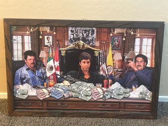 Drug lords Poster in frame