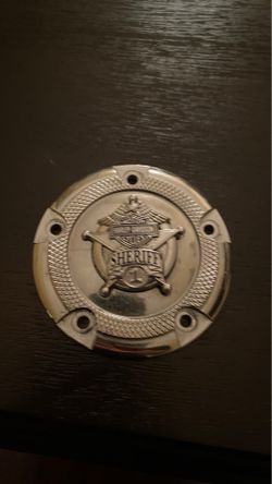 Harley Davison metal badge