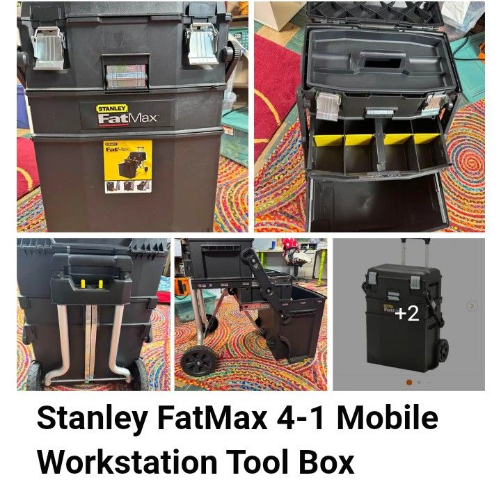 STANLEY FATMAX ROLLING WORKBENCH/TOOLBOX 