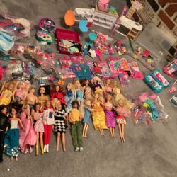 Barbies And Accessories
