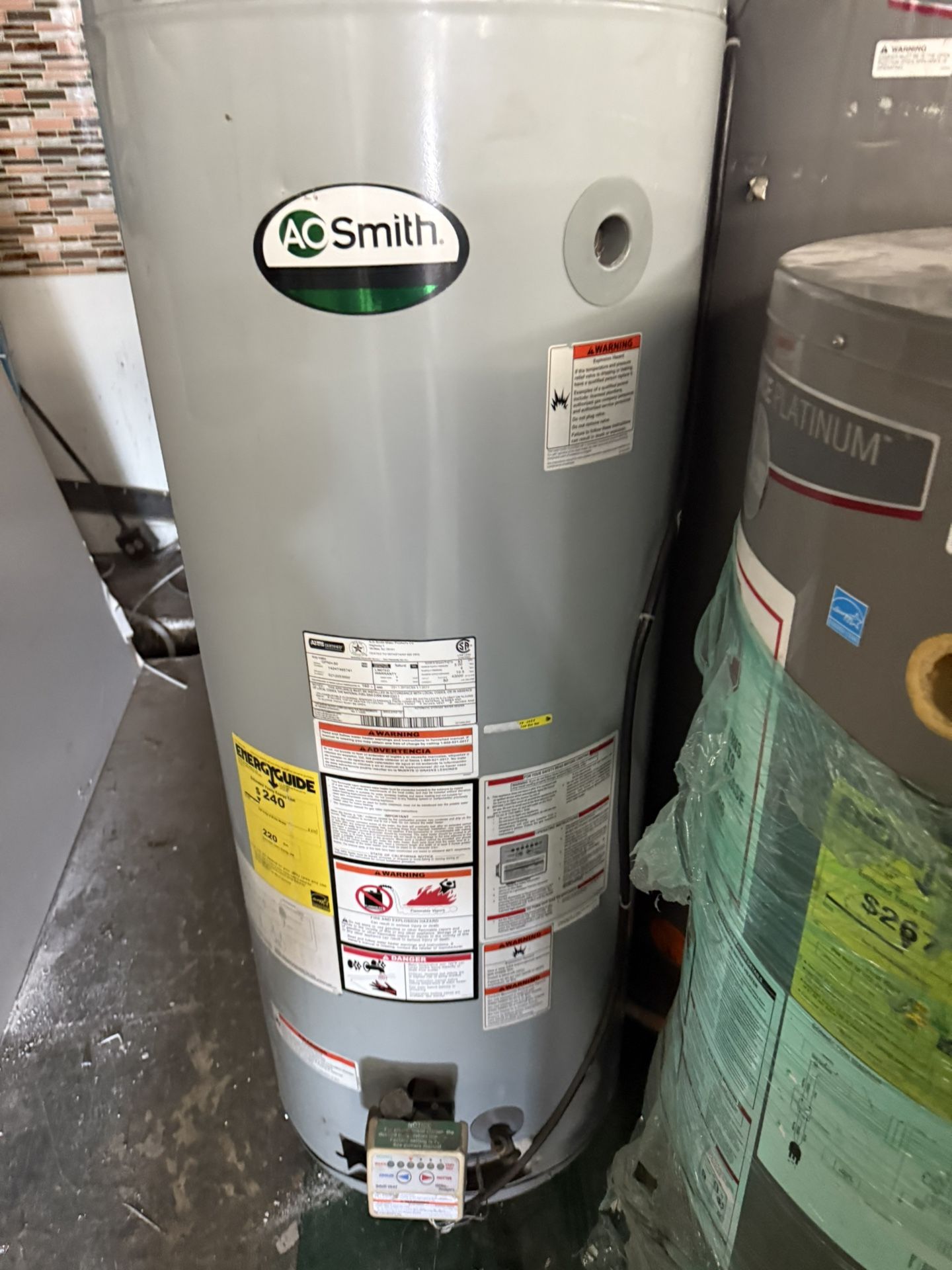 Ao Smith Power Vent Water Heater
