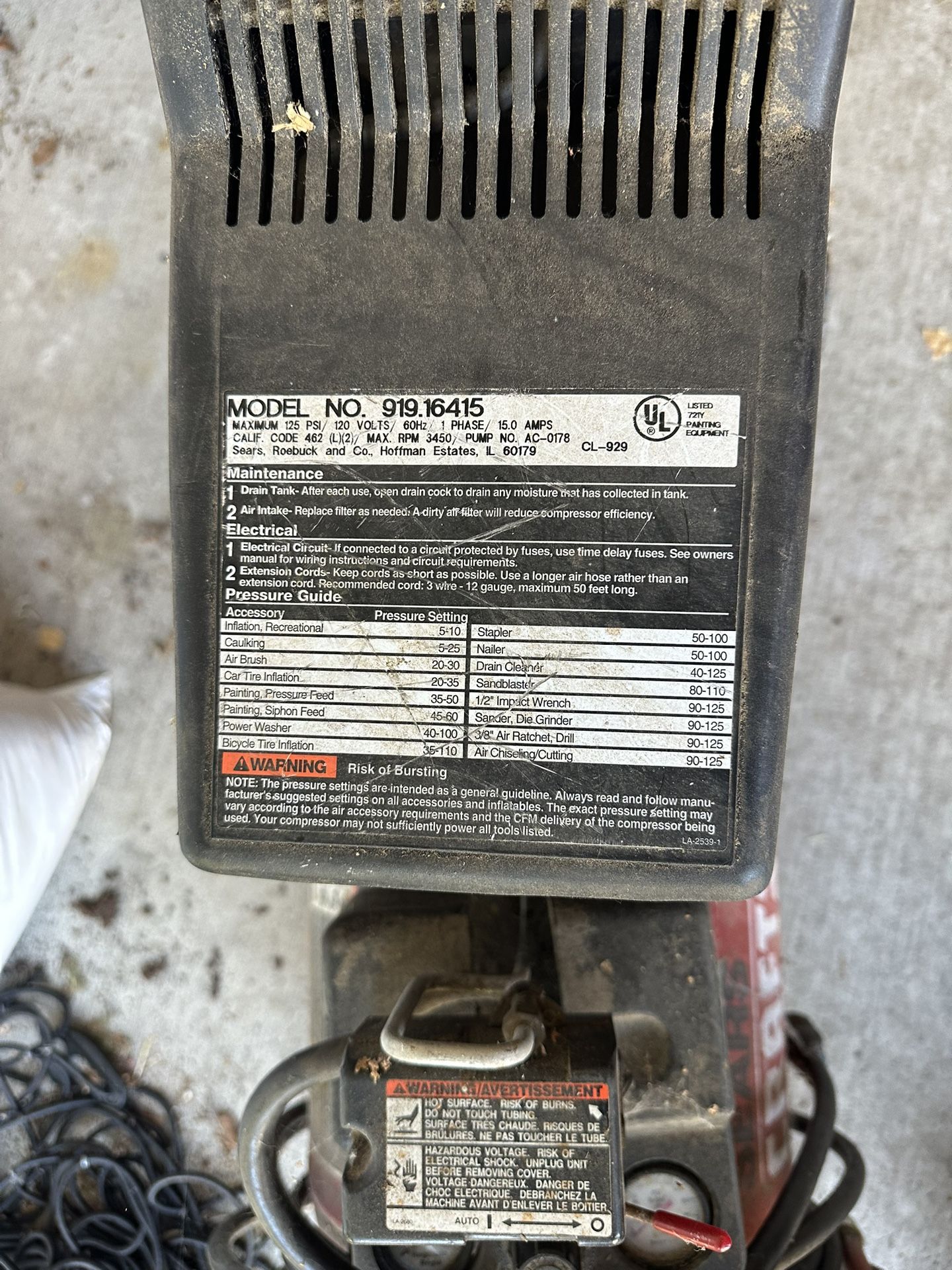 Craftsman 10” Table Saw