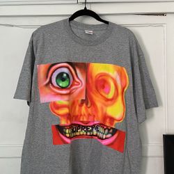 Supreme Face Tee Heather Grey