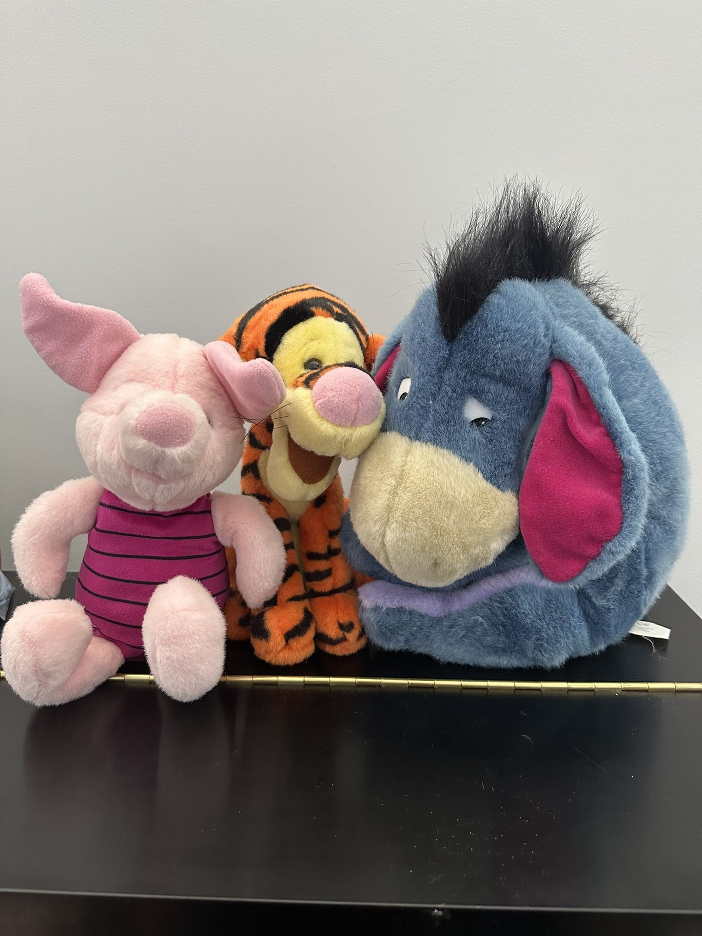 Winnie The Pooh And Friends Plush Lot of 3 - Piglet, Tigger, Eeyore ~10-12”