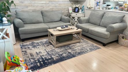 Couch and love seat