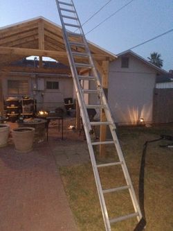 Werner aluminum 24 ft ladder