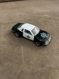 Vintage Hot Wheels 1981 Thunder Burner Police Car