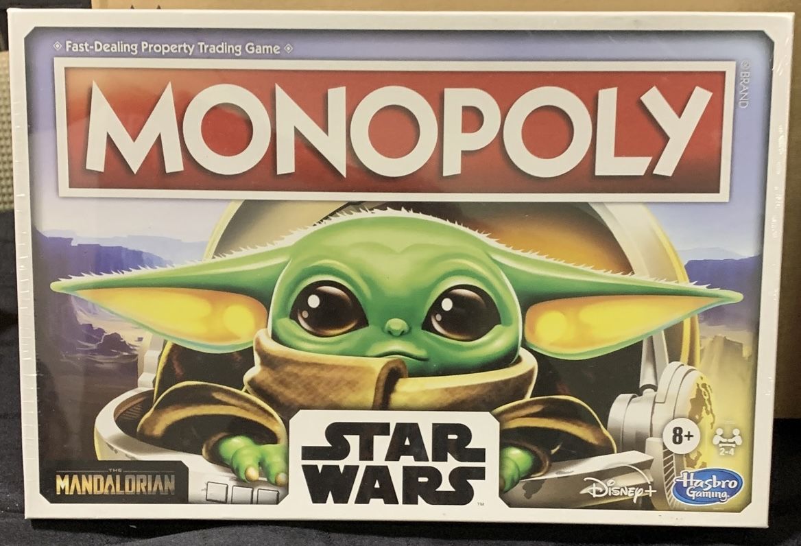 New sealed Star Wars The Mandalorian Edition Monopoly Board Game by Hasbro/ Disney