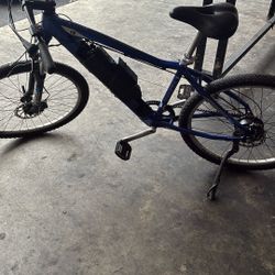 Bicycle  Swifty Blue And White Electric Mountain Bike 