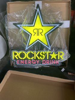 NEW IN BOX ELECTRIC LED ROCKSTAR SIGN