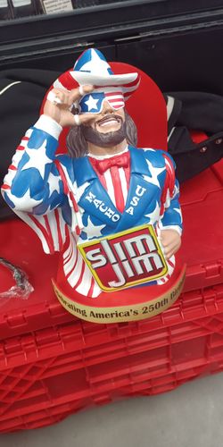 Machoman Randy savage 2026 250th 4th of july Slim Jim holder bust