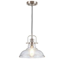 Modern Glass Pendant Lights Kitchen Island < Bulb Include> Farmhouse 
