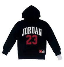 NIKE AIR "JORDAN 23" Pullover Sweater Sweatshirt Hoodie Youth Boys Size XL Extra Large 14 15Y Long Sleeve Black