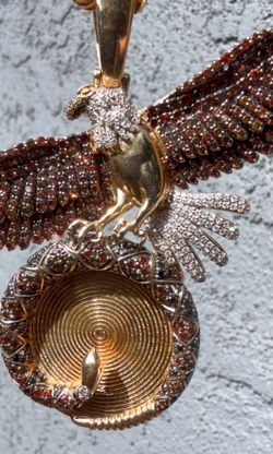 Diamond Eagle Pendant