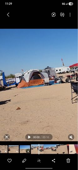 Complete camping set up