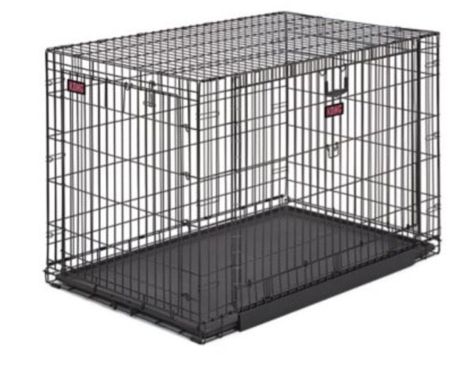 KONG® Space Saving Double-Door Pet Crate
