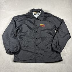 In-N-Out Burger Windbreaker Jacket Button Up Men’s S Black California Nylon#1265
