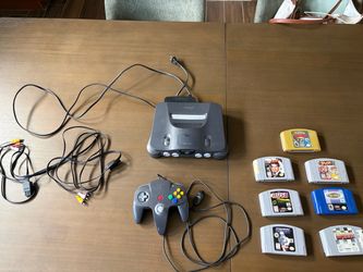 Nintendo 64 Console Bundle + 7 Games