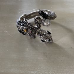 Rhinestones Lizard Bracelet 