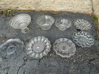 glass/crystal dishes