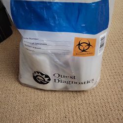 Biohazard specimen bag from Clinical Pathology Laboratories, Inc