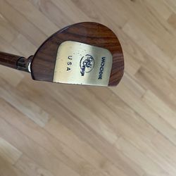 Woodie Putter.  Wood Shaft And Wood Head