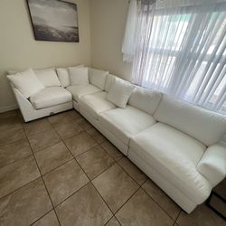 Sectional Cloud Couch - White