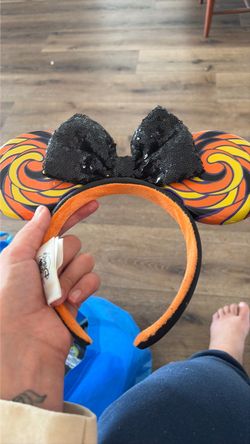 Disney Halloween Minnie Mouse Ears Headband