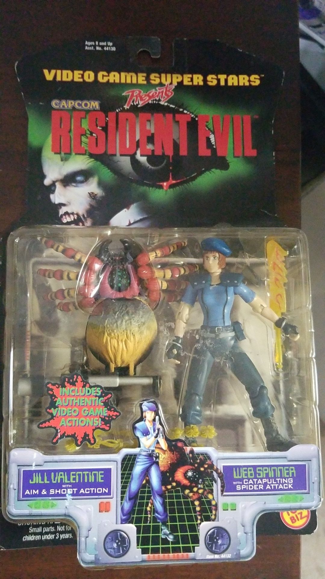 Resident Evil Jill Valentine & Web Spinner by Toy Biz