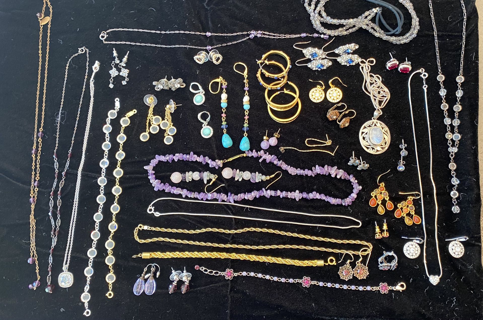 Miscellaneous Costume and Semi Precious Jewelry 