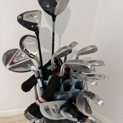 Set of 15 Golf Clubs – Callaway, TaylorMade, Wilson & Prince